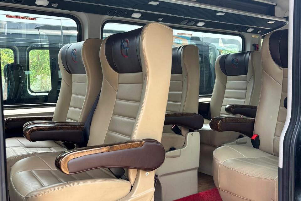 16 Seater Tempo Traveller rental